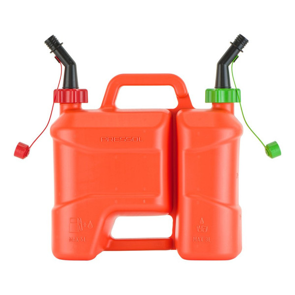 Kombinovaný kanystr 5 l + 3 l na palivo a olej PRESSOL 21 031 (1)