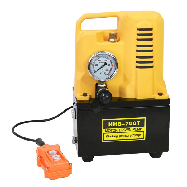 Elektrická hydraulická pumpa s tlakoměrem HHB-700T (1)