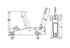 Pojízdný dílenský zvedák OMEGALIFT 2803001 (1)