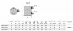 Univerzální hydraulický válec dvojčinný HHYG-20250S (4)