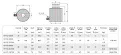 Hydraulický válec s dutým pístem HHYG-10075K (6)