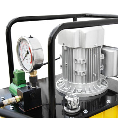 Nožní elektrická hydraulická pumpa s tlakoměrem HHB-630E-2HP-20L (7)
