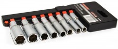 Sada dlouhých nástrčných hlavic 1/4" FIXMAN P2008M (3)